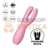 Threesome 3 estimulador vaginal con carga USB